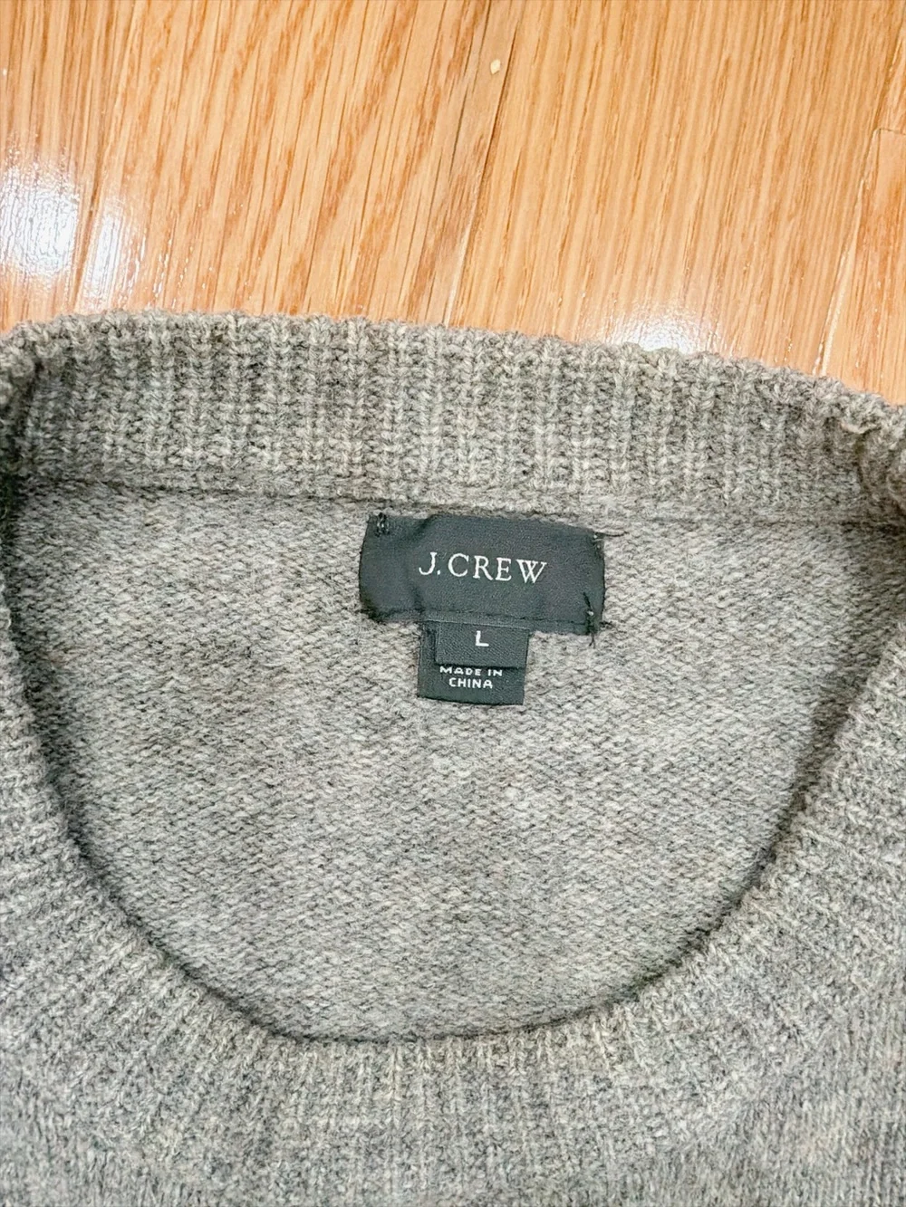 J. Crew Men's 100% Wool Crewneck Sweater